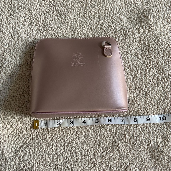 🔸 Vera Pelle 🔸 metallic crossbody purse - Picture 5 of 8
